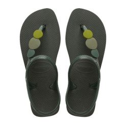 Klapki Havaianas Model Flash Urban Plus Kolor Zielony. Zielone klapki Havaianas, bez wzorów, z gumy, bez obcasa. Za 94.99 zł.