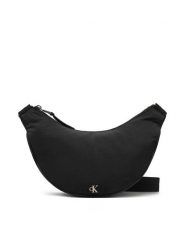 Calvin Klein Jeans Torebka Luna Nylon Sling Bag LV04K3095G Czarny. Czarne listonoszki Calvin Klein Jeans, bez wzorów, z jeansu, bez dodatków. Za 179.99 zł.