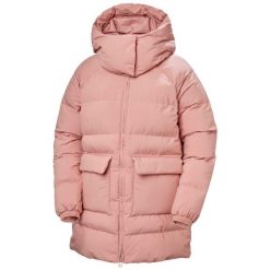 Parka damska z kapturem Helly Hansen Ellie. Czerwone parki Helly Hansen, na zimę, z puchu, sportowe, z kapturem. W wyprzedaży za 1,044.00 zł.
