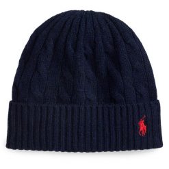 Czapka z daszkiem Polo Ralph Lauren. Niebieskie czapki Polo Ralph Lauren, bez wzorów. Za 529.99 zł.