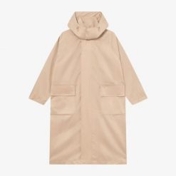 Kubota Parka Przeciwdeszczowa Jesienna Beżowa S/M. Białe parki Kubota, na jesień, l, z materiału, z kapturem. Za 249.99 zł.