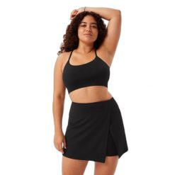 Biustonosz koronkowy damski Girlfriend Collective Float Juliet. Czarne bielizna sportowa GIRLFRIEND COLLECTIVE, xl, bez wzorów, z koronki. Za 253.50 zł.