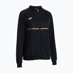 Bluza do biegania damska Joma Record III Full Zip. Czarne bluzy Joma, l, bez wzorów, bez kaptura. Za 129.99 zł.