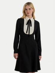 LAUREN RALPH LAUREN Sukienka codzienna 200979908001 Czarny Flare Fit. Czarne sukienki Lauren Ralph Lauren, na co dzień, bez wzorów, z syntetyku, bez kołnierzyka, bez ramiączek, proste. Za 1,299.00 zł.