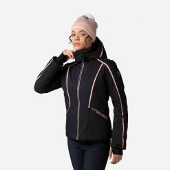 Kurtka narciarska damska Rossignol W Flat. Czarne kurtki narciarskie Rossignol, m, bez wzorów, bez kaptura, narciarskie. W wyprzedaży za 1,409.00 zł.