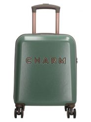Charm Walizka w kolorze zielonym - 34 x 45 x 20 cm rozmiar: onesize. Zielone walizki Charm, bez wzorów. Za 252.71 zł.