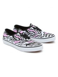 Vans Sneakersy "JN Authentic" w kolorze czarno-biało-jasnoróżowym rozmiar: 38. Czarne trampki Vans, bez wzorów, bez zapięcia. Za 105.14 zł.
