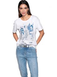 Heine Koszulka w kolorze białym rozmiar: 40. Białe bluzki Heine, bez wzorów, bez kołnierzyka, bez ramiączek. Za 73.76 zł.