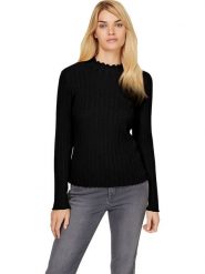 Heine Sweter w kolorze czarnym rozmiar: 38. Czarne swetry Heine, bez wzorów, ze splotem, bez ramiączek. Za 32.98 zł.