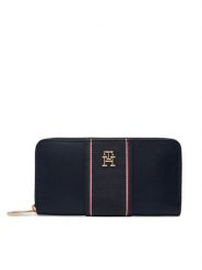 Tommy Hilfiger Duży Portfel Damski Poppy Lrg Za Corp AW0AW17271 Granatowy. Niebieskie portfele TOMMY HILFIGER, bez wzorów, ze skóry. Za 199.99 zł.