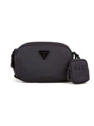 Guess Torebka w kolorze czarnym - 30 x 25 x 10 cm rozmiar: onesize. Czarne torby na ramię Guess, z aplikacjami, z materiału, na ramię, bez dodatków. Za 382.13 zł.