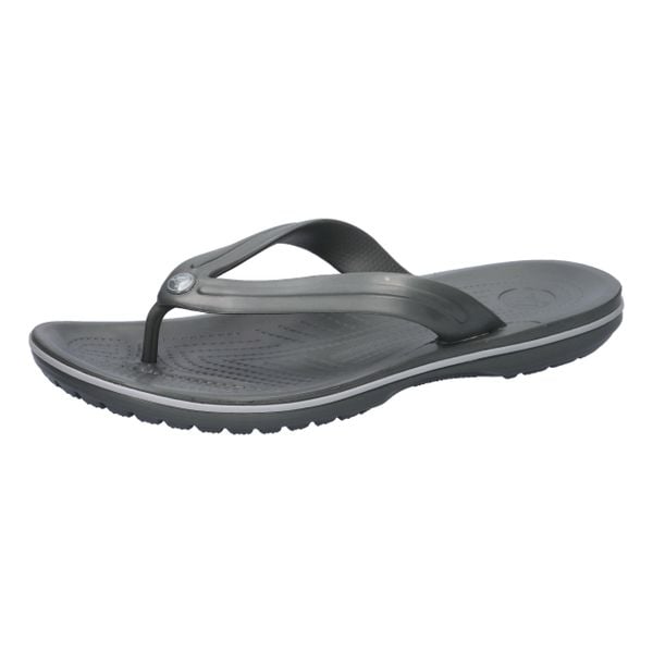 Klapki Crocs Crocband Flip U Dorośli. Czarne klapki Crocs, bez wzorów, z materiału, bez obcasa. Za 149.00 zł.