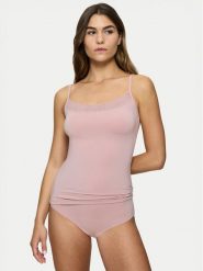 Triumph Top Feel Of Modal 10221654 Różowy Slim Fit. Czerwone koszule nocne Triumph, m, bez wzorów, bez ramiączek. Za 79.99 zł.