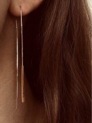 Les Petites Précieuses Pozłacane kolczyki z kamieniami szlachetnymi rozmiar: onesize. Czerwone kolczyki Les Petites Précieuses, pozłacane. Za 100.75 zł.