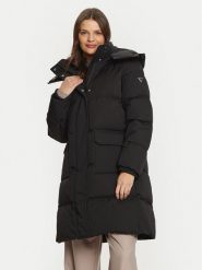 Guess Płaszcz zimowy Belkisa W4BL0B WGJR2 Czarny Regular Fit. Czarne płaszcze Guess, na zimę, l, z aplikacjami, z syntetyku, bez kaptura. Za 719.99 zł.