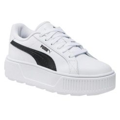 Damskie Skórzane Buty Sportowe Karmen. Białe obuwie sportowe Puma, bez zapięcia, trekkingowe. Za 328.99 zł.