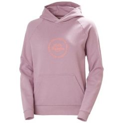 Bluza damska Helly Hansen Core Graphic. Białe bluzy Helly Hansen, na lato, xs, bez wzorów, z bawełny, z kapturem. Za 379.00 zł.