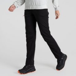 Spodnie damskie Craghoppers Mimas. Czarne spodnie sportowe Craghoppers, na lato, bez wzorów, trekkingowe. W wyprzedaży za 348.40 zł.