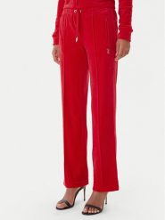 Juicy Couture Spodnie dresowe Tina JCWBJ225307 Czerwony Regular Fit. Czerwone spodnie dresowe Juicy Couture, s, bez wzorów, z dresówki. Za 399.99 zł.