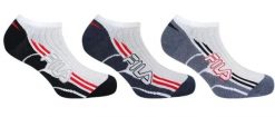 Skarpetki Fila 3-pak Sneaker biało-granatowe 39-42. Niebieskie skarpety 661, bez wzorów, z bawełny. Za 54.31 zł.