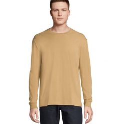 Koszulka Z Długim Rękawem Unisex Pioneer Dla Dorosłych. Brązowe bluzki SOL'S, s, bez wzorów, sportowe, bez kołnierzyka, bez ramiączek. Za 64.99 zł.
