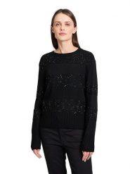 BETTY & CO Sweter w kolorze czarnym rozmiar: 42. Czarne swetry Betty & Co, bez wzorów, z wełny, bez ramiączek. Za 96.14 zł.