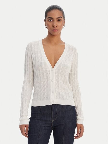 Fracomina Kardigan FR26ST8023K547R9 Écru Regular Fit. Kardigany Fracomina, xl, bez wzorów. Za 559.99 zł.