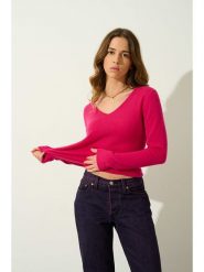 AUTHENTIC CASHMERE Kaszmirowy sweter "Galise" w kolorze różowym rozmiar: L. Różowe swetry AUTHENTIC CASHMERE, l, bez wzorów, z kaszmiru, bez ramiączek. Za 263.53 zł.