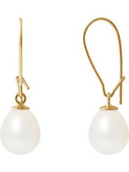 Pearl Addict Złote kolczyki z perłami rozmiar: onesize. Żółte kolczyki Pearl Addict, z perłą, złote, z zapięciem typu bigiel. Za 674.99 zł.