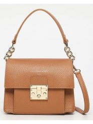 Christian Laurier Skórzana torebka "Adriana" w kolorze jasnobrązowym - 21 x 16 x 10 cm rozmiar: onesize. Brązowe torby na ramię Christian Laurier, bez wzorów, z materiału, przez ramię, bez dodatków. Za 239.99 zł.