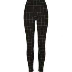 Legginsy Damskie W Kratkę Z Wysokimi Stanami. Białe legginsy Urban Classics, xl, bez wzorów, z podwyższonym stanem. Za 131.99 zł.