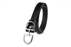Beltimore skórzany damski pasek do spodni 1,8 cm czarny U62 : Kolory - czarny, Rozmiar pasków - r.90-105 cm. Czarne paski bez wzorów, klasyczne. Za 52.79 zł.