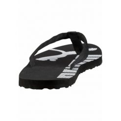 Klapki Epic Flip v2 PUMA Black White. Białe klapki Puma, bez wzorów, z materiału, bez obcasa. Za 154.00 zł.
