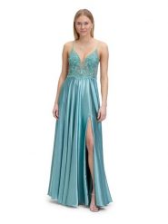 Vera Mont Sukienka w kolorze zielonym rozmiar: 42. Zielone sukienki Vera Mont, bez wzorów, bez kołnierzyka, bez ramiączek, maxi. Za 448.99 zł.