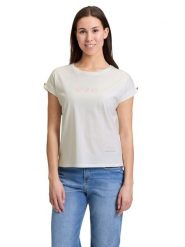 CARTOON Koszulka w kolorze białym rozmiar: 46. Białe bluzki Cartoon, bez wzorów, z bawełny, bez kołnierzyka, bez ramiączek. Za 43.99 zł.