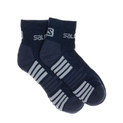 Skarpety sportowe bawełniane Salomon Active 2PAK. Czarne skarpety Salomon, bez wzorów, z bawełny. Za 29.90 zł.