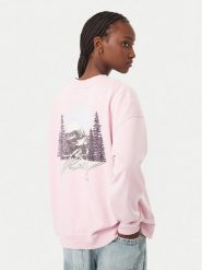 Roxy Bluza Cross Your Mind ERJFT05113 Różowy Regular Fit. Czerwone bluzy Roxy, s, bez wzorów, z syntetyku, bez kaptura. Za 259.99 zł.
