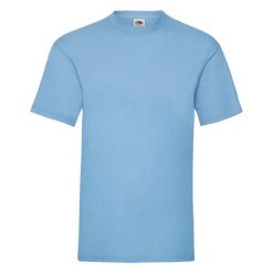 T-shirt Fruit Of The Loom Valueweight Adult Blue Cielo. Białe t-shirty FRUIT OF THE LOOM, bez wzorów, z bawełny, bez kołnierzyka, bez ramiączek. Za 150.99 zł.