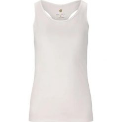 Damski tank top Athlecia Niya. Białe topy Athlecia, bez wzorów, bez kołnierzyka, bez ramiączek. Za 164.00 zł.