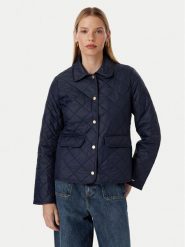 Tommy Hilfiger Kurtka przejściowa WW0WW50936 Granatowy Slim Fit. Niebieskie kurtki TOMMY HILFIGER, l, bez wzorów, z syntetyku, bez kaptura. Za 849.99 zł.