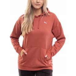 Bluza Damska PUMA Dresowa z Kapturem Sportowa Kangurka Bawełna roz. XXL. Czerwone bluzy Puma, xxl, bez wzorów, z bawełny, z kapturem. Za 171.00 zł.