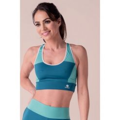 Bezszwowy sportowy top 3D. Zielone bielizna sportowa Anaissa, s, bez wzorów, z poliamidu. Za 150.00 zł.