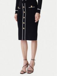 Marciano Guess Spódnica ołówkowa 6RGD03 5905Z Czarny Regular Fit. Czarne spódnice Marciano Guess, s, z aplikacjami, z wiskozy, ołówkowe. Za 619.99 zł.