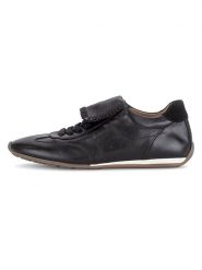 Gabor Skórzane sneakersy w kolorze czarnym rozmiar: 37,5. Czarne trampki Gabor, bez wzorów, bez zapięcia. Za 201.55 zł.