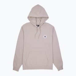 Bluza Converse Go-To Chuck Taylor Patch Hoodie 10026983-A04. Brązowe bluzy Converse, bez wzorów, bez kaptura. Za 269.99 zł.