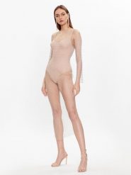 Samsøe Samsøe Sukienka koktajlowa Evelina F23100150 Beżowy Regular Fit. Brązowe sukienki Samsøe & Samsøe, xs, bez wzorów, z syntetyku, wizytowe, bez kołnierzyka, bez ramiączek. Za 509.99 zł.