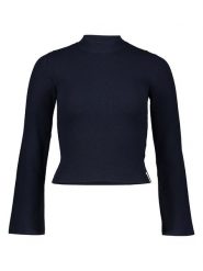 Copenhagen Studios Koszulka w kolorze granatowym rozmiar: 32. Niebieskie bluzki Copenhagen Studios, bez wzorów, prążkowane, bez kołnierzyka, bez ramiączek. Za 61.02 zł.