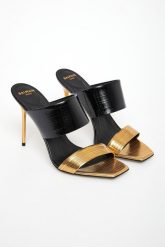 Szpilki damskie skórzane Sync BALMAIN. Szpilki Balmain, bez wzorów, bez obcasa, na szpilce, bez zapięcia. Za 3,749.00 zł.