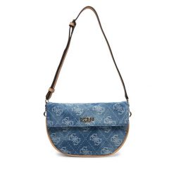 Torebka Guess. Niebieskie torebki klasyczne Guess, z aplikacjami, bez dodatków. Za 329.99 zł.