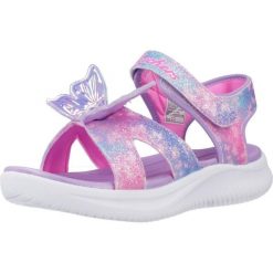 Sandały SKECHERS JUMPSTERS SANDAL Fioletowy. Fioletowe sandały Skechers, bez wzorów, z syntetyku, bez obcasa, bez zapięcia. Za 188.99 zł.
